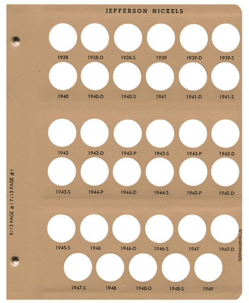 Jefferson Nickel 1938-2005 - alternate view 1