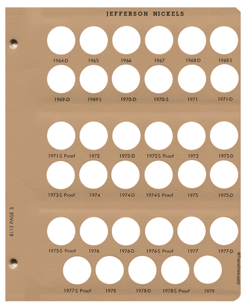 Jefferson Nickels Including proof-only issues 1938-2005 - alternate view 3