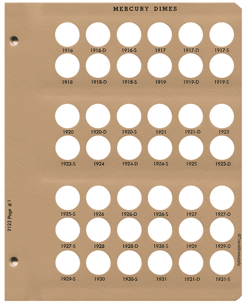 Mercury Dimes - alternate view 1
