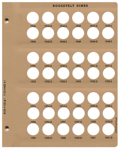 Roosevelt Dimes 1946 - 2047 - alternate view 1