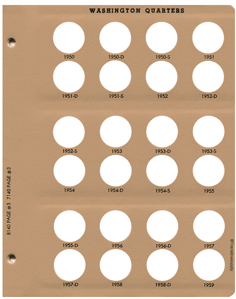 Washington Quarters 1932-1998 - alternate view 3