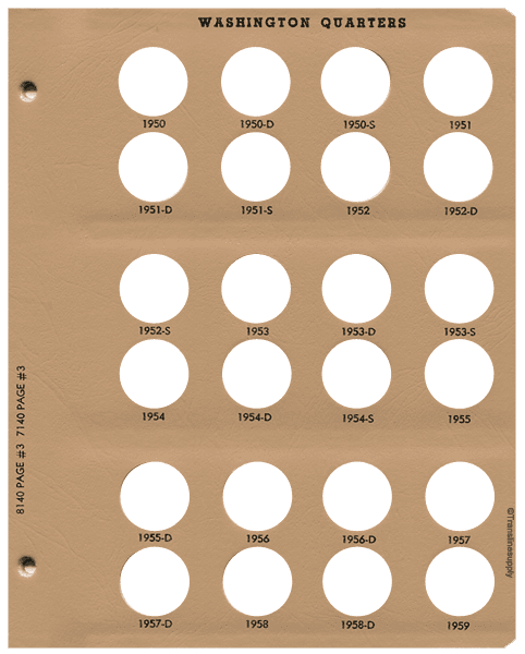 Washington Quarters 1932-1998 with Proof - alternate view 3