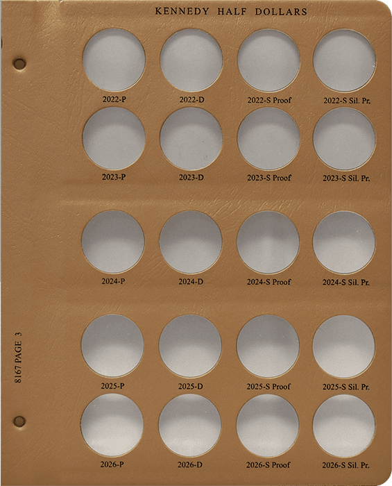 Kennedy Half Dollar 2012-2026 - Vol 2, P&D with proof