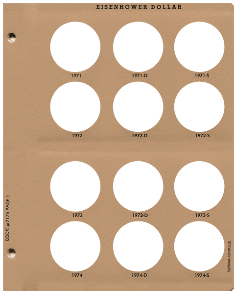 Eisenhower Dollars - alternate view 1