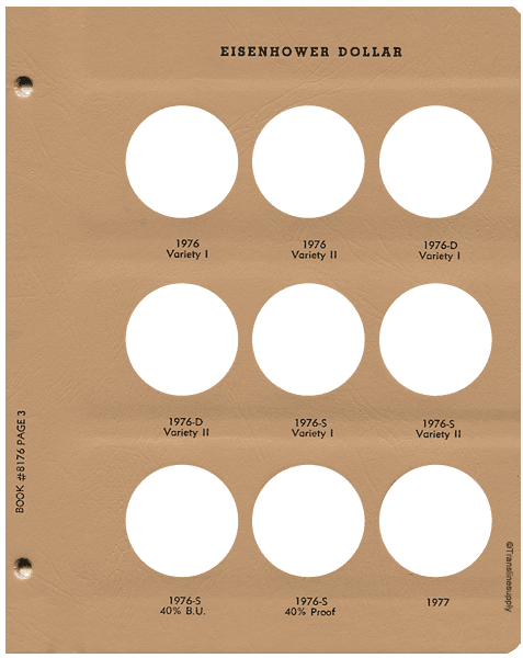 Eisenhower Dollars with proof - alternate view 3