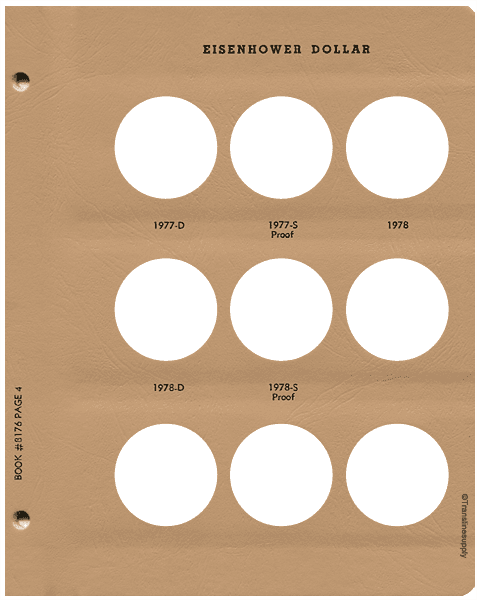 Eisenhower Dollars with proof - alternate view 4