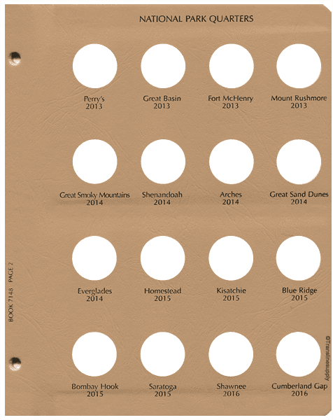 Washington Quarters America's Beautiful N/P 2010-2021 Date Set - alternate view 2