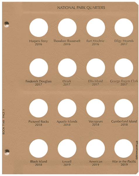 Washington Quarters America's Beautiful N/P 2010-2021 Date Set - alternate view 3