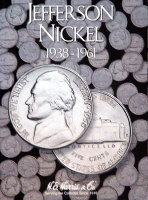 Jefferson Nickels Folder #1: 1938-1961