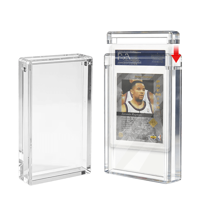 Acrylic Graded Card Holder for PSA - Magnetic Lid - 1 Slab - alternate view 1