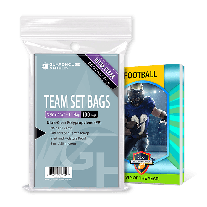 Shield Resealable Sleeves - Team Set Bags