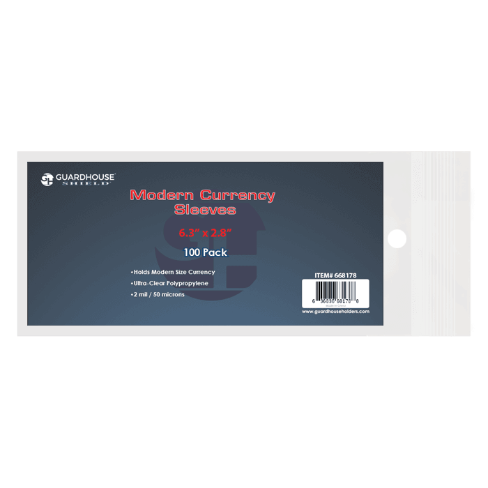 Guardhouse Shield Sleeve for Modern Currency