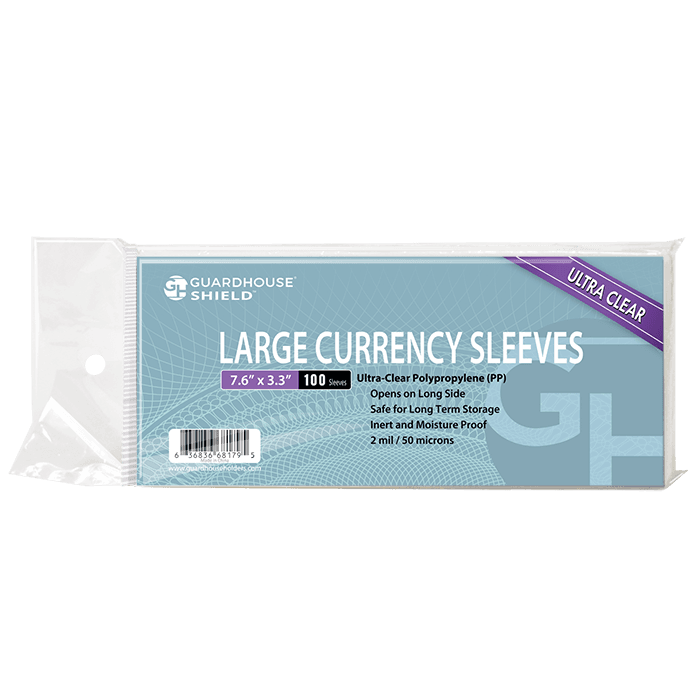 Guardhouse Shield Sleeve for Large Currency