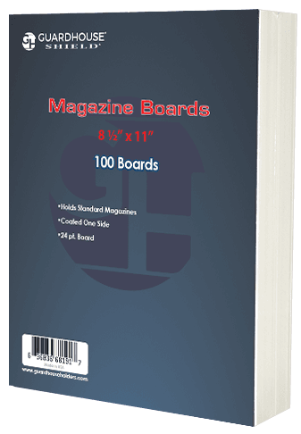 Magazine Backing Boards (8.5 x 11) - 100 Pack