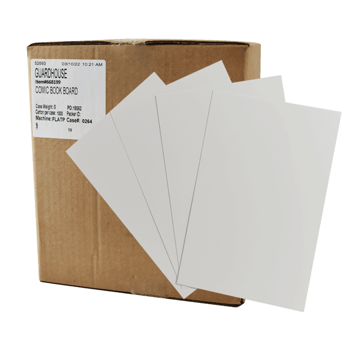Silver Comic Book Boards (7 x 10 1/2) - Bulk 1000