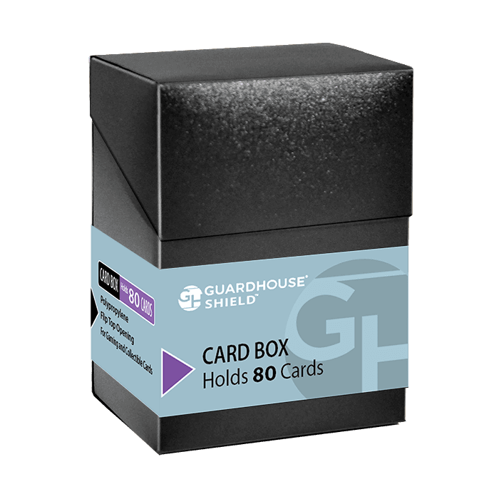 Flip-top Card Box - Black