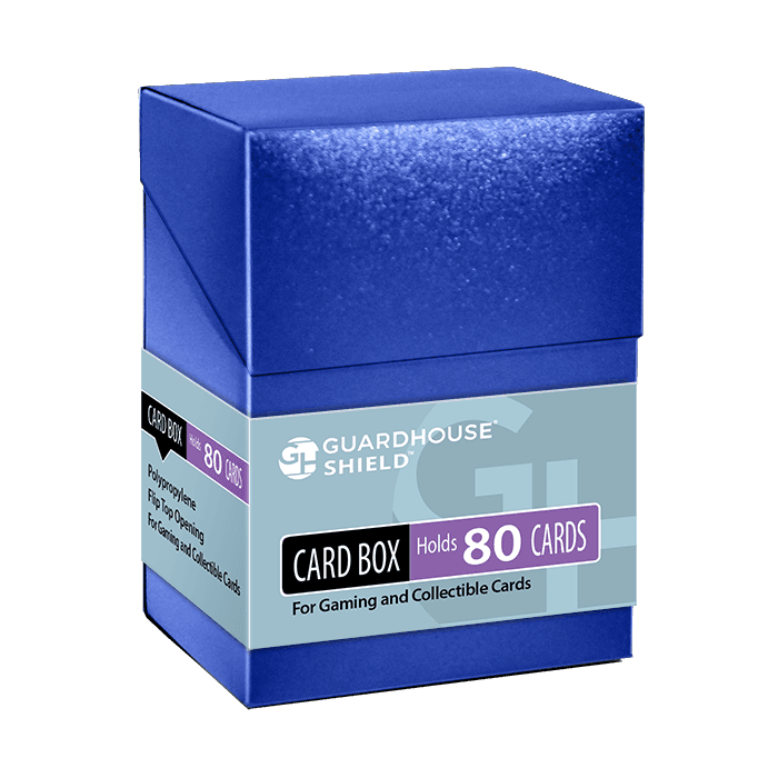 Flip-top Card Box - Blue