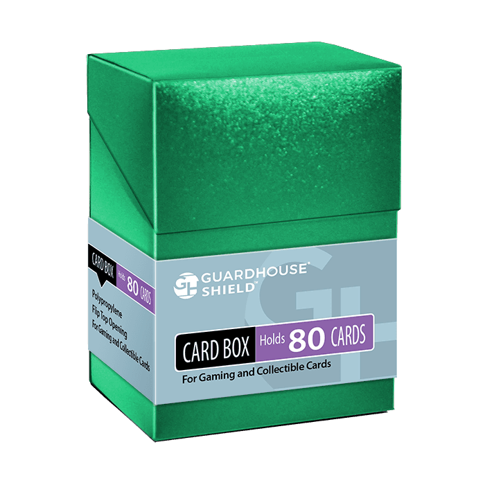 Flip-top Card Box - Green