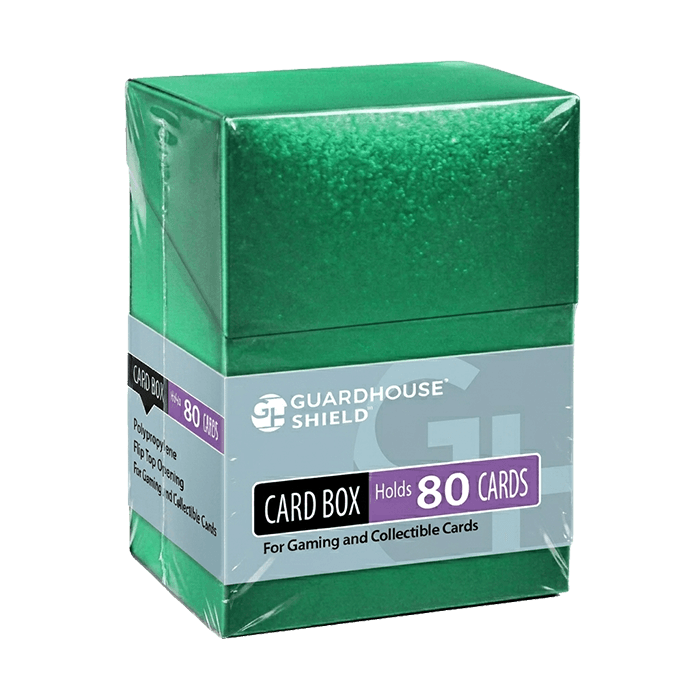 Flip-top Card Box - Green - alternate view 2