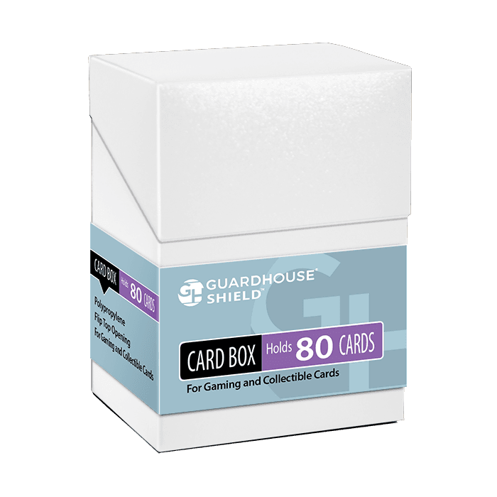 Flip-top Card Box - White