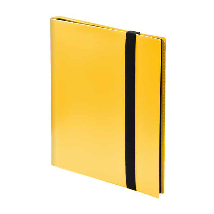 9 Pocket Trading Card Folio - Yellow