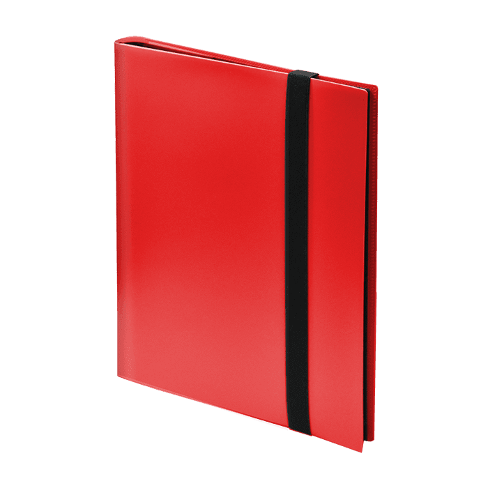9 Pocket Trading Card Folio - Red