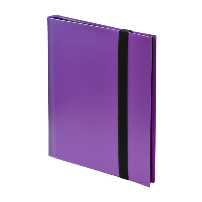 9 Pocket Trading Card Folio - Purple