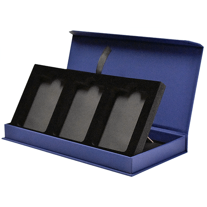 Magnetic Lid 3 Slab Box With Easel