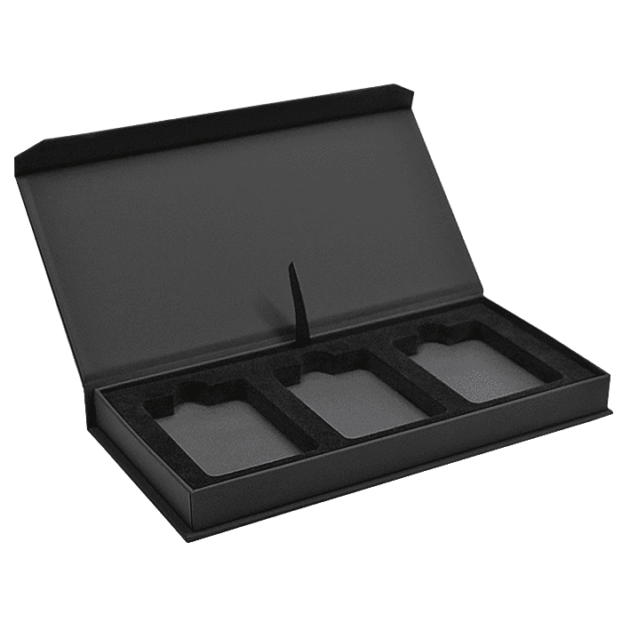Magnetic Lid 3 Slab Box With Easel - alternate view 1