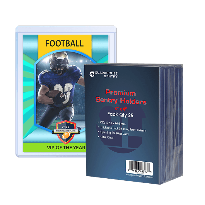 Sentry Holders 3x4 Premium Unibody Holder - 20pt Cards