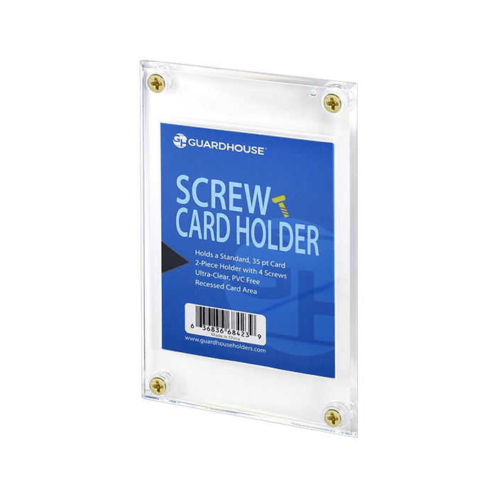 Screw Card Holders - Recessed 1/4"