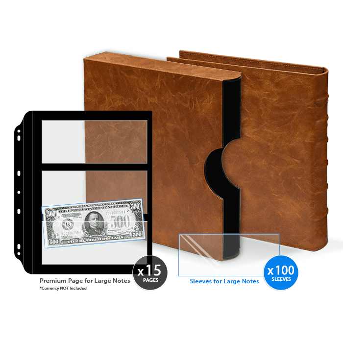 Deluxe Currency Album for Large Notes with Slipcase - alternate view 2