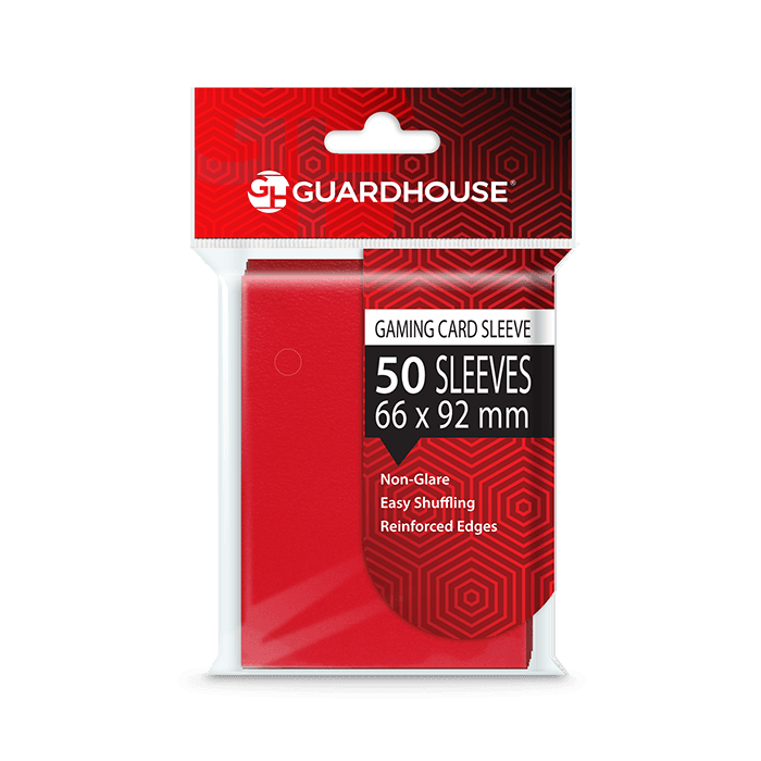 Gaming Card Sleeves - Red