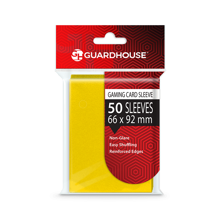 Gaming Card Sleeves - Yellow