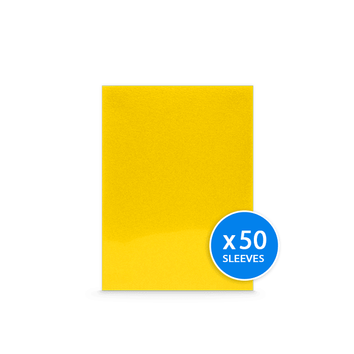 Gaming Card Sleeves - Yellow - alternate view 1