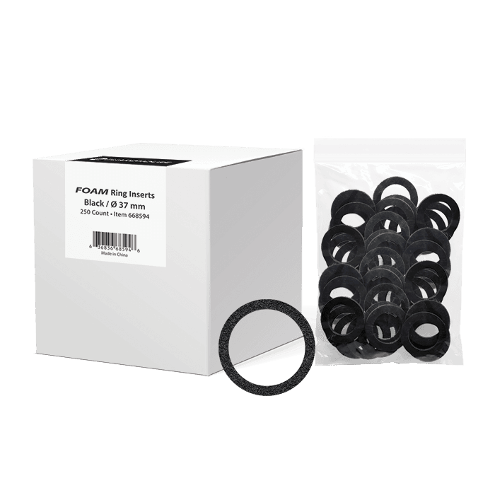 37mm Evocore Bulk Pack XL Foam Rings - 250 Pack