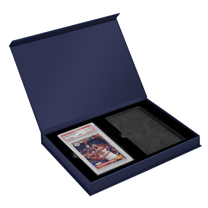 Magnetic Lid Display Box - Holds two PSA/CGC Card Slabs - alternate view 2
