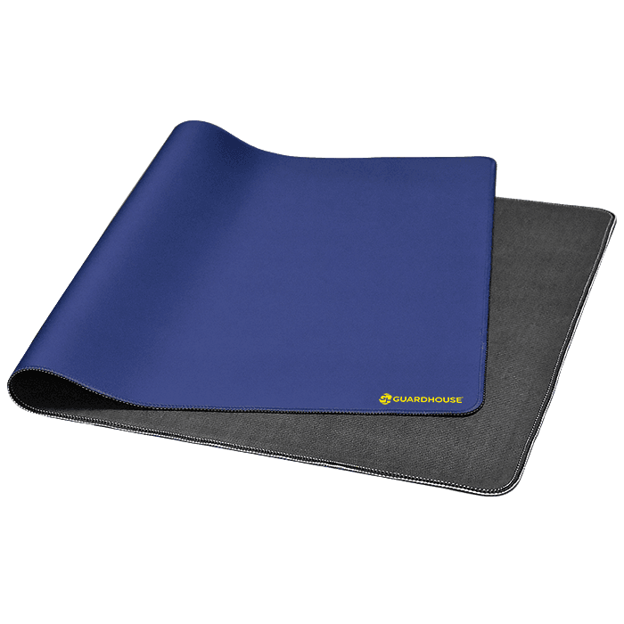 Desk Mat with Stitched Edges - 14 x 24 (Cobalt Blue) - alternate view 5