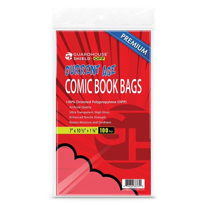 Shield OPP - Current Comic Book Bags - Premium OPP Comic Bags