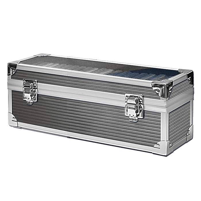 Falcon Series 20 Slab Box - Clear Top - Graphite
