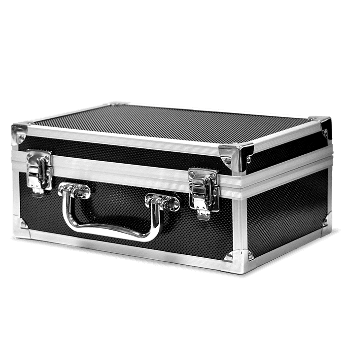 Falcon Series 30 Slab Box - Front Handle - Diamond Pattern / Black