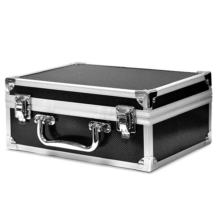 Falcon Series 36 Slab Box - Front Handle - Diamond Pattern / Black