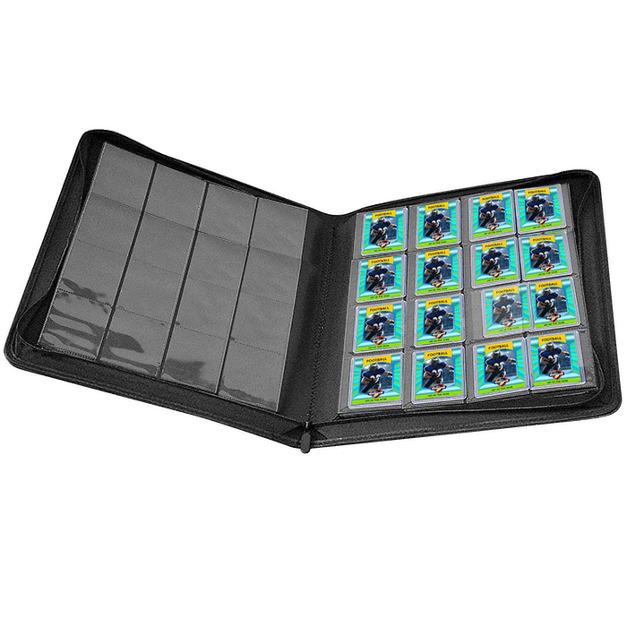 16 Pocket Zipper Folio for Sentry Card Holders - Blue Denim - alternate view 2