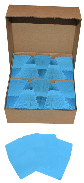 Paper Coin Envelope, Blue - Qty: 500