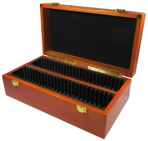 Wood Display Box - 50 PCGS or NGC Slabs - alternate view 2