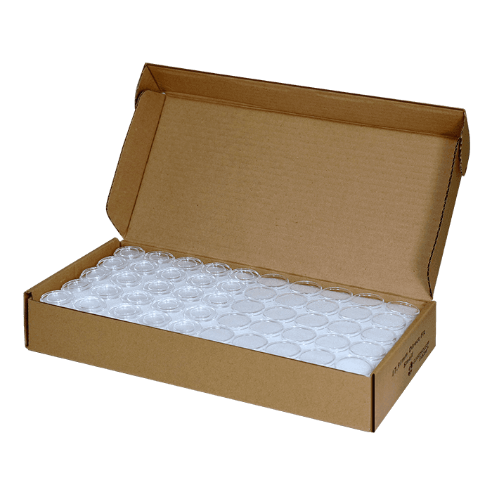 1/10 oz Gold Eagle 16mm bulk Direct-Fit EvoCore coin holders. 250 count box.