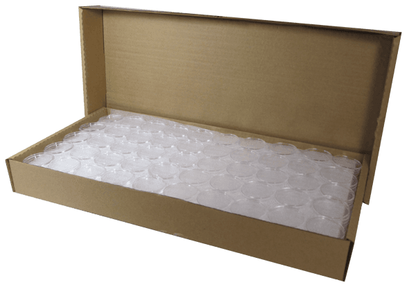 39mm Silver Round Bulk Direct-Fit / L Ring-Fit EvoCore Coin Holders. 250 count box.