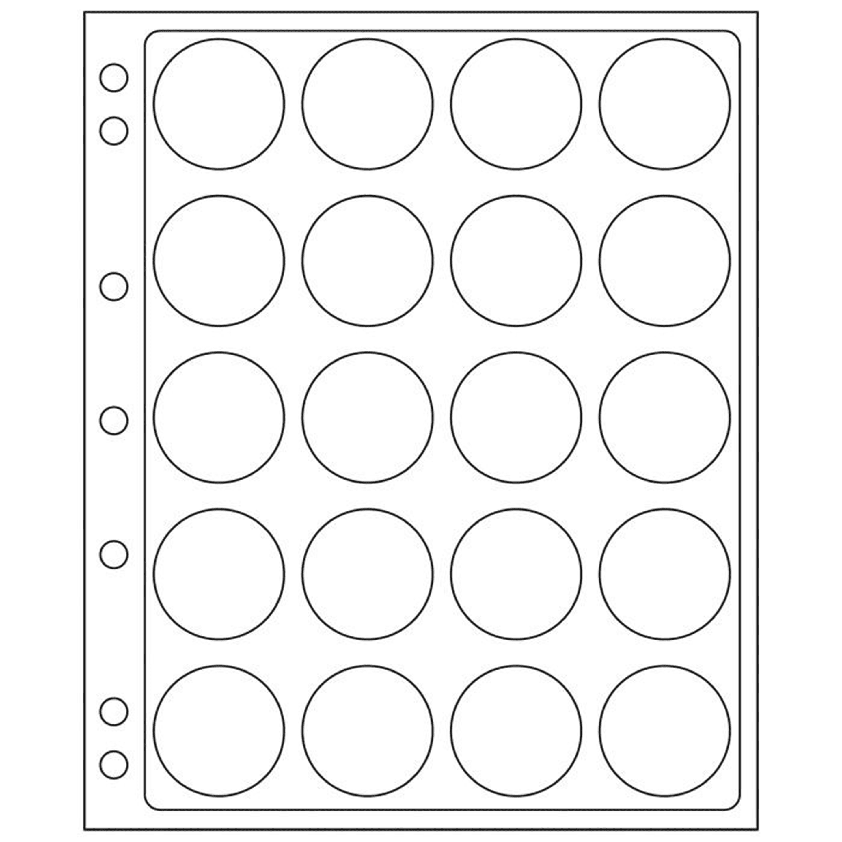 20 slots ENCAP Clear Coin Capsules Pages 38/39/40 (Fits Guardhouse L, Ligththouse 38/39, Airtite H)