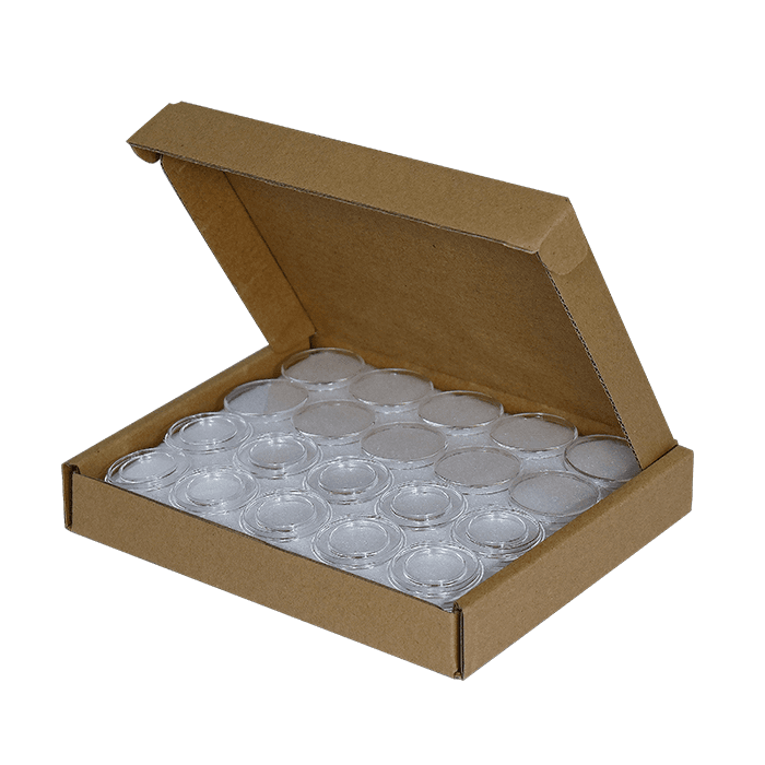 Dime 18mm Direct-Fit EvoCore coin holders - (S dia) / 50 per box.