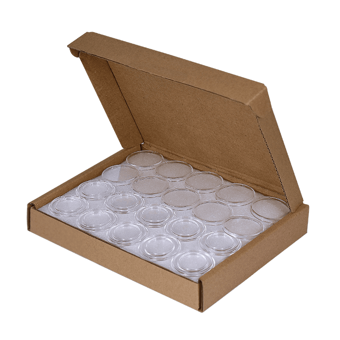 Cent 19mm Direct-Fit EvoCore coin holders - (S dia) / 50 per box.